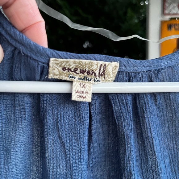 One World womens country Boho 1x top - Picture 5 of 7